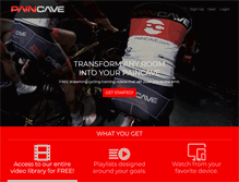 Tablet Screenshot of paincave.com